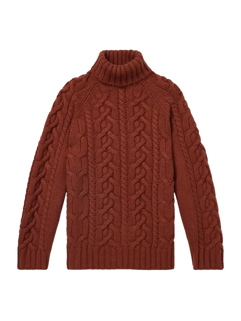 Brunello Cucinelli Cable-Knit Cashmere Rollneck Sweater - Men