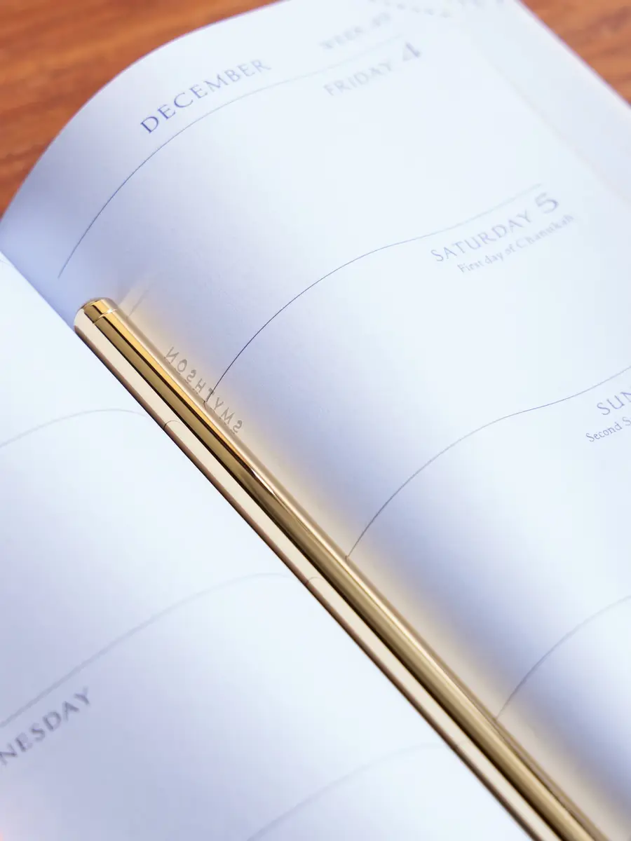 Smythson Cross-Grain Leather Notebook - Men | Thumbnail 4 Smythson Cross-Grain Leather Notebook - Men | Thumbnail 4