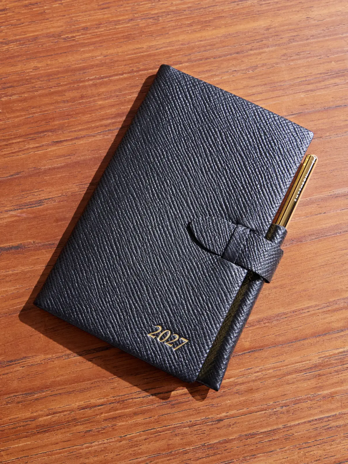 Smythson Cross-Grain Leather Notebook - Men