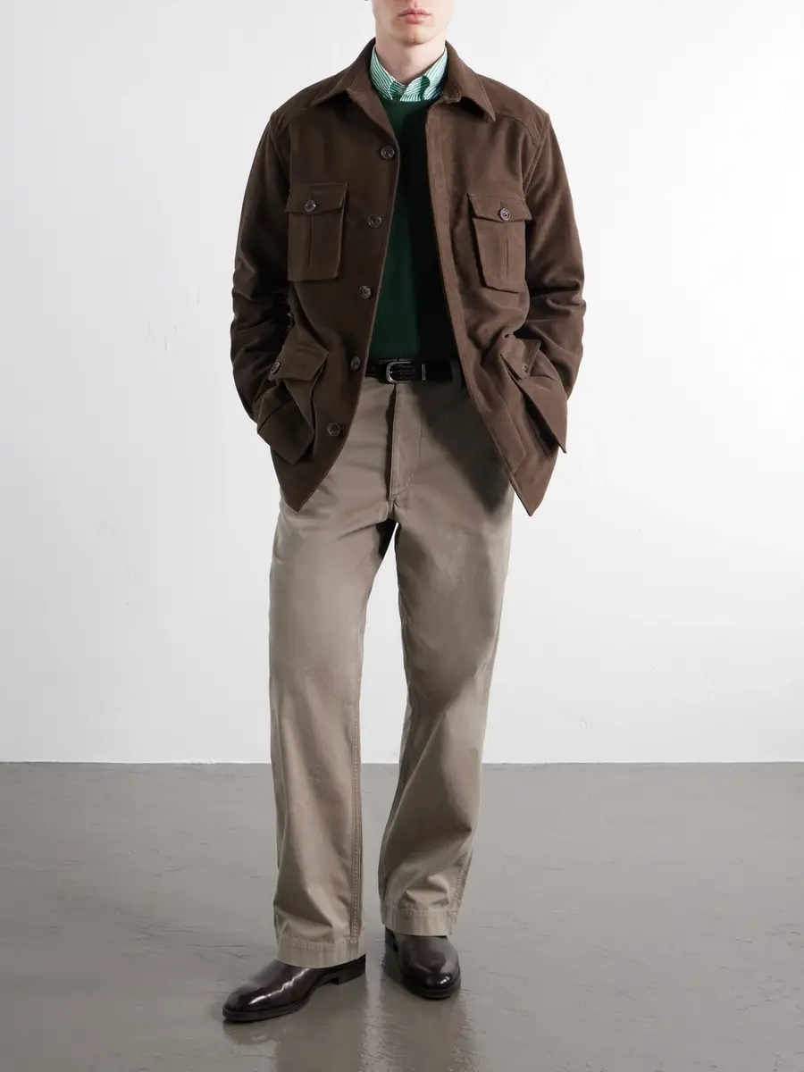 Anderson & Sheppard Cotton-Corduroy Jacket - Men | Thumbnail 2 Anderson & Sheppard Cotton-Corduroy Jacket - Men | Thumbnail 2