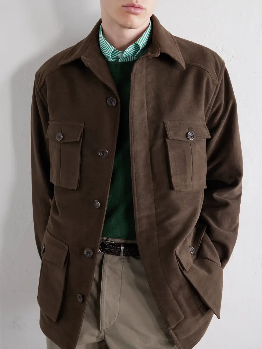 Anderson & Sheppard Cotton-Corduroy Jacket - Men | Thumbnail 5 Anderson & Sheppard Cotton-Corduroy Jacket - Men | Thumbnail 5