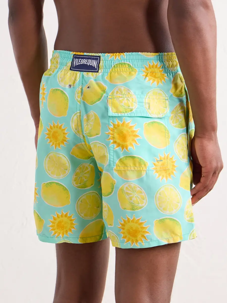 Vilebrequin Moorea Straight-Leg Mid-Length Printed Recycled Shell Swim Shorts - Men | Thumbnail 3 Vilebrequin Moorea Straight-Leg Mid-Length Printed Recycled Shell Swim Shorts - Men | Thumbnail 3
