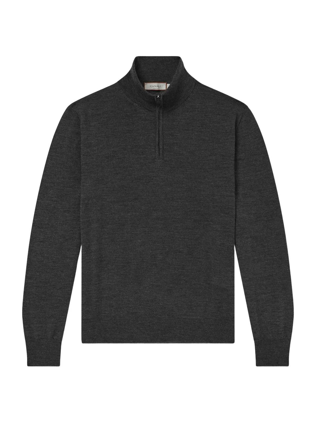 Wool Half-Zip Sweater - Men Wool Half-Zip Sweater - Men