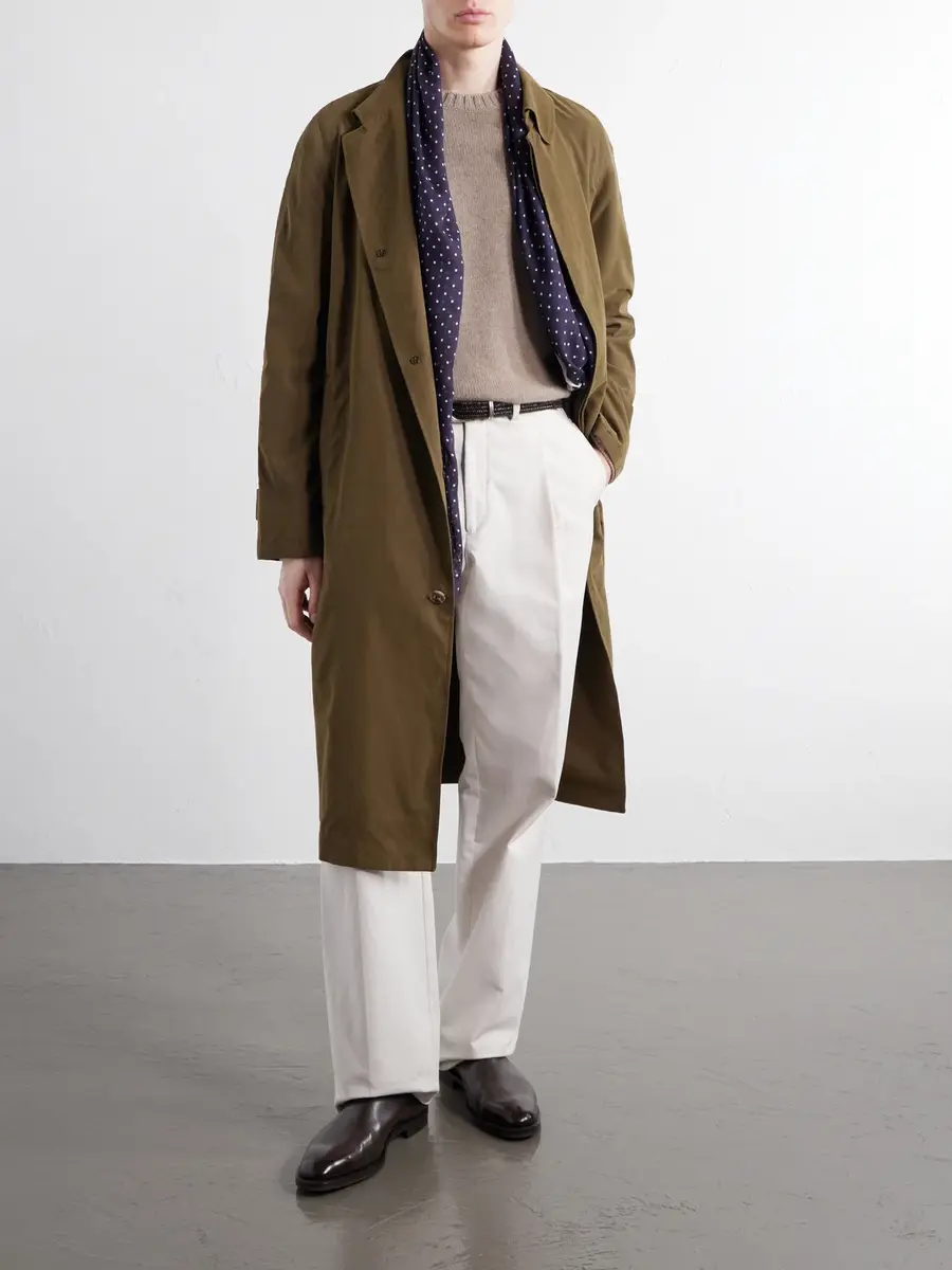 Anderson & Sheppard Shell Trench Coat - Men | Thumbnail 2 Anderson & Sheppard Shell Trench Coat - Men | Thumbnail 2