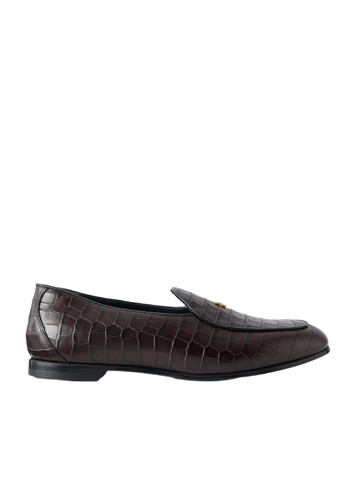 Aimé Leon Dore Logo-Embellished Croc-Effect Leather Loafers - Men