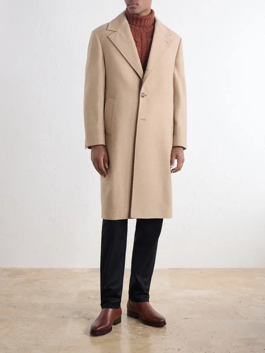 Brunello Cucinelli Virgin Wool Coat - Men | Thumbnail 3 Brunello Cucinelli Virgin Wool Coat - Men | Thumbnail 3