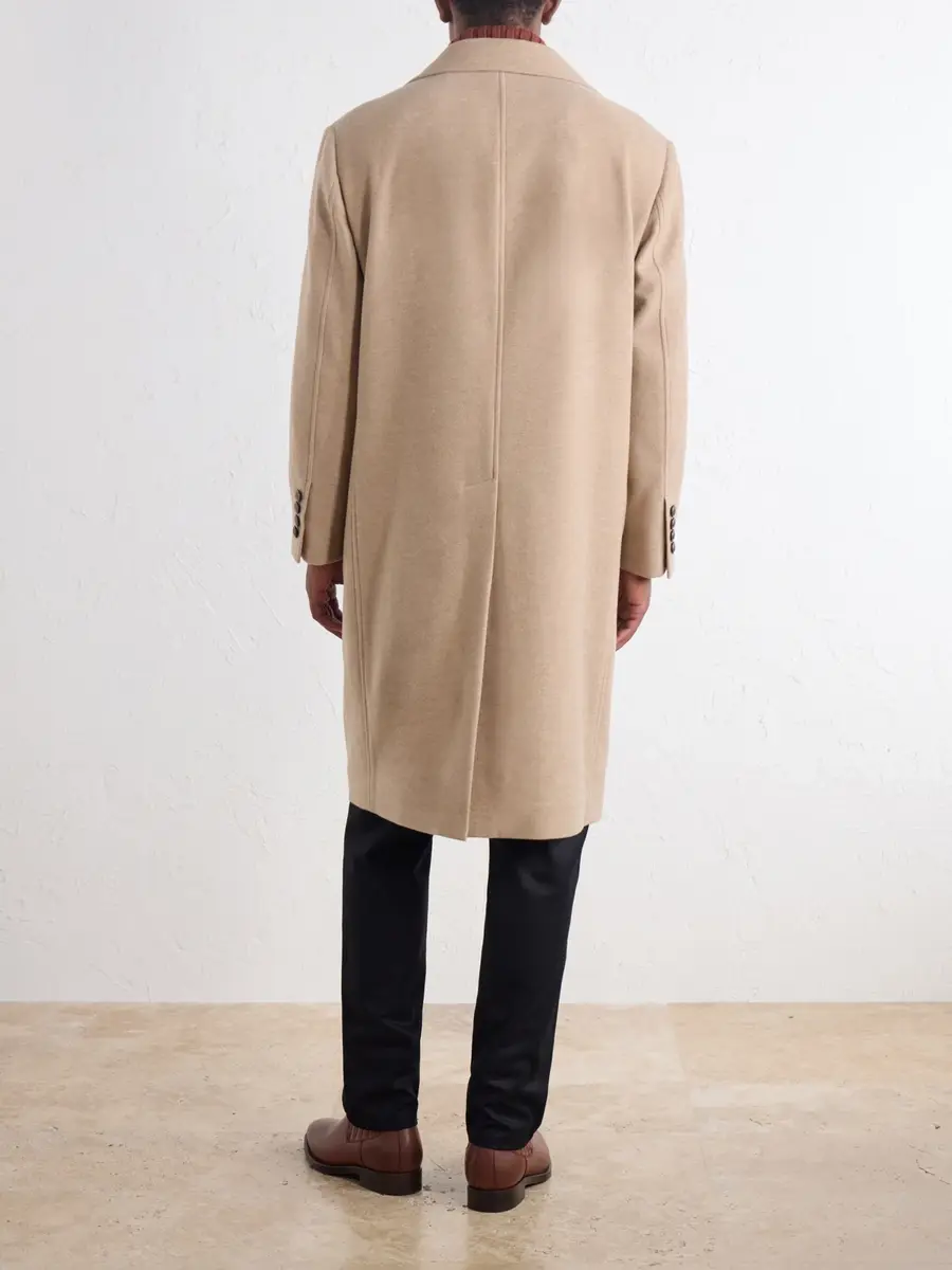 Brunello Cucinelli Virgin Wool Coat - Men | Thumbnail 4 Brunello Cucinelli Virgin Wool Coat - Men | Thumbnail 4