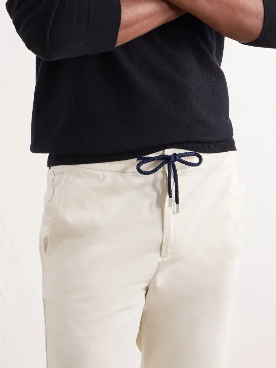 Vilebrequin Paulo Straight-Leg Cotton-Blend Satin Drawstring Trousers - Men | Thumbnail 5 Vilebrequin Paulo Straight-Leg Cotton-Blend Satin Drawstring Trousers - Men | Thumbnail 5
