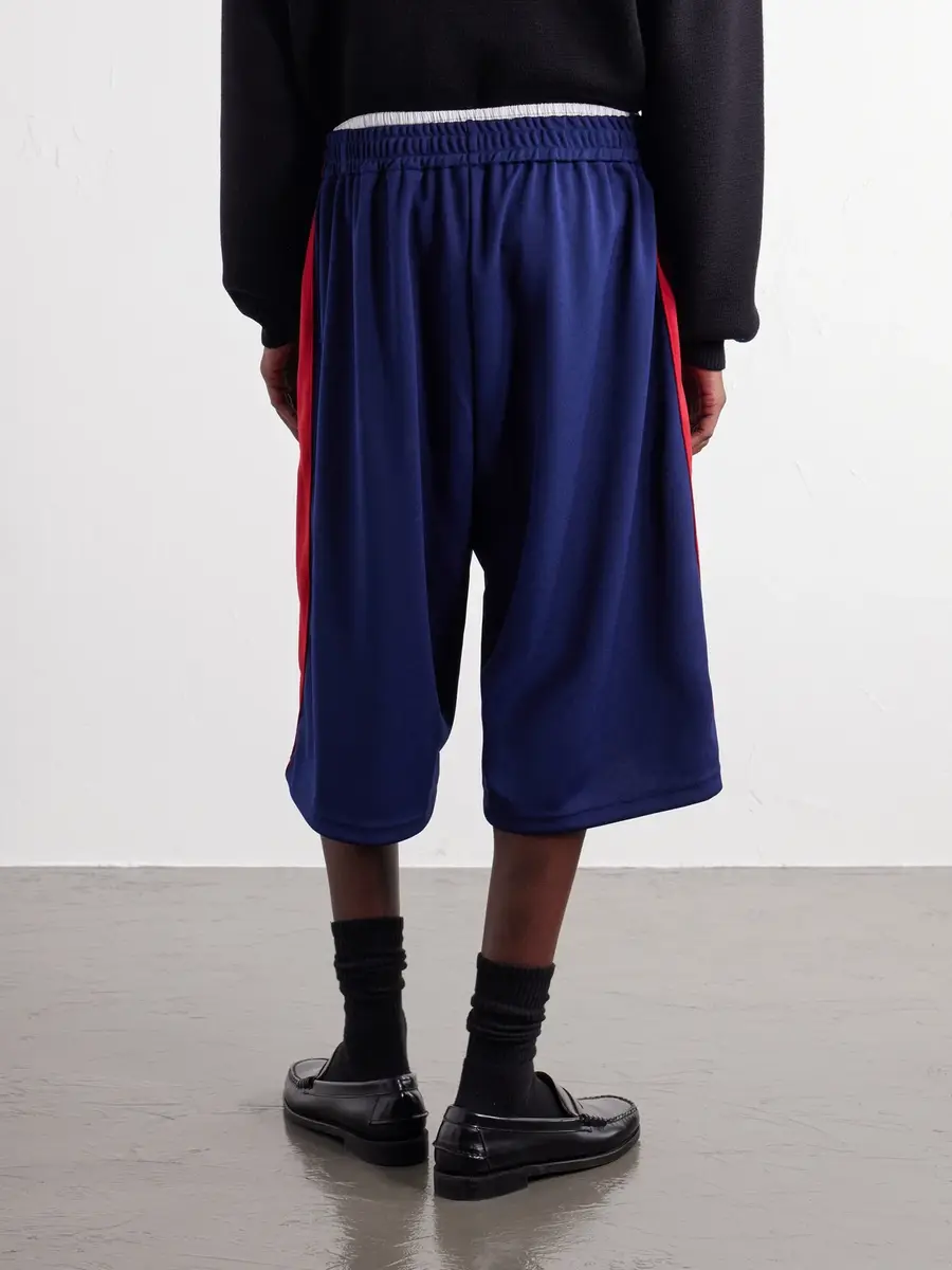 Willy Chavarria Oversized Striped Shell Shorts - Men | Thumbnail 4 Willy Chavarria Oversized Striped Shell Shorts - Men | Thumbnail 4