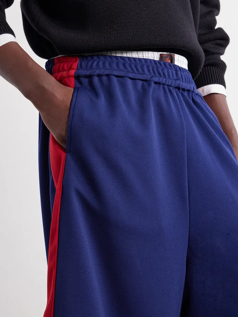 Willy Chavarria Oversized Striped Shell Shorts - Men | Thumbnail 5 Willy Chavarria Oversized Striped Shell Shorts - Men | Thumbnail 5