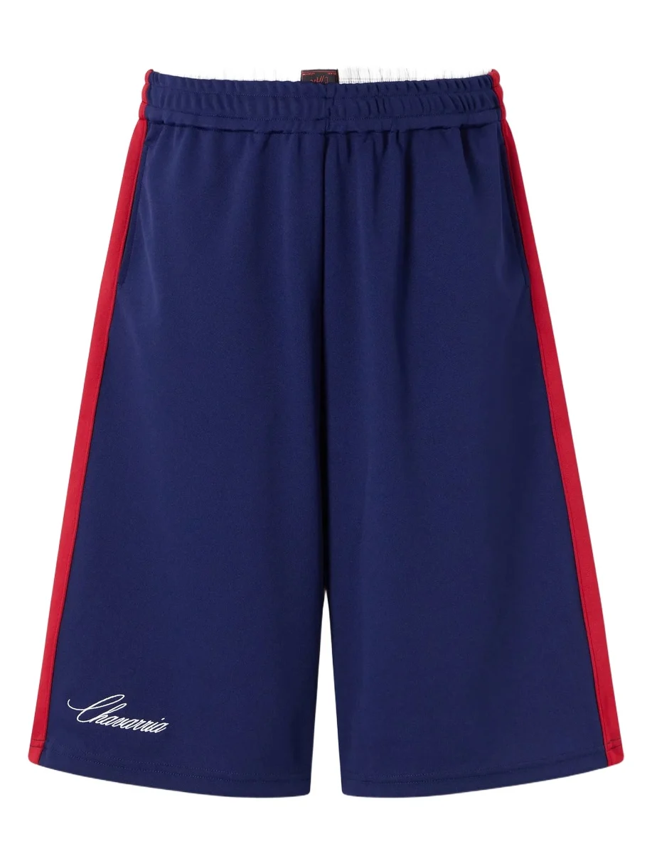 Willy Chavarria Oversized Striped Shell Shorts - Men