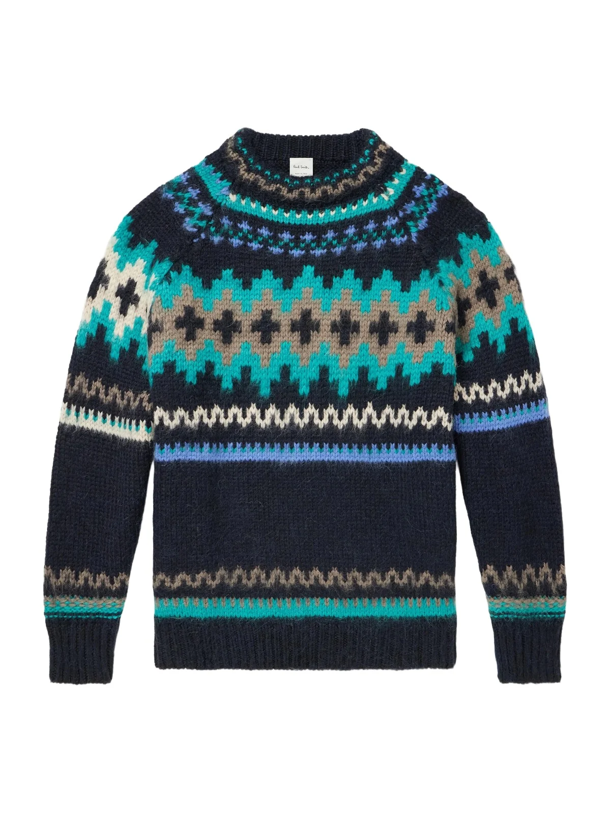 Paul Smith Fair Isle Intarsia-Knit Wool and Alpaca-Blend Sweater - Men