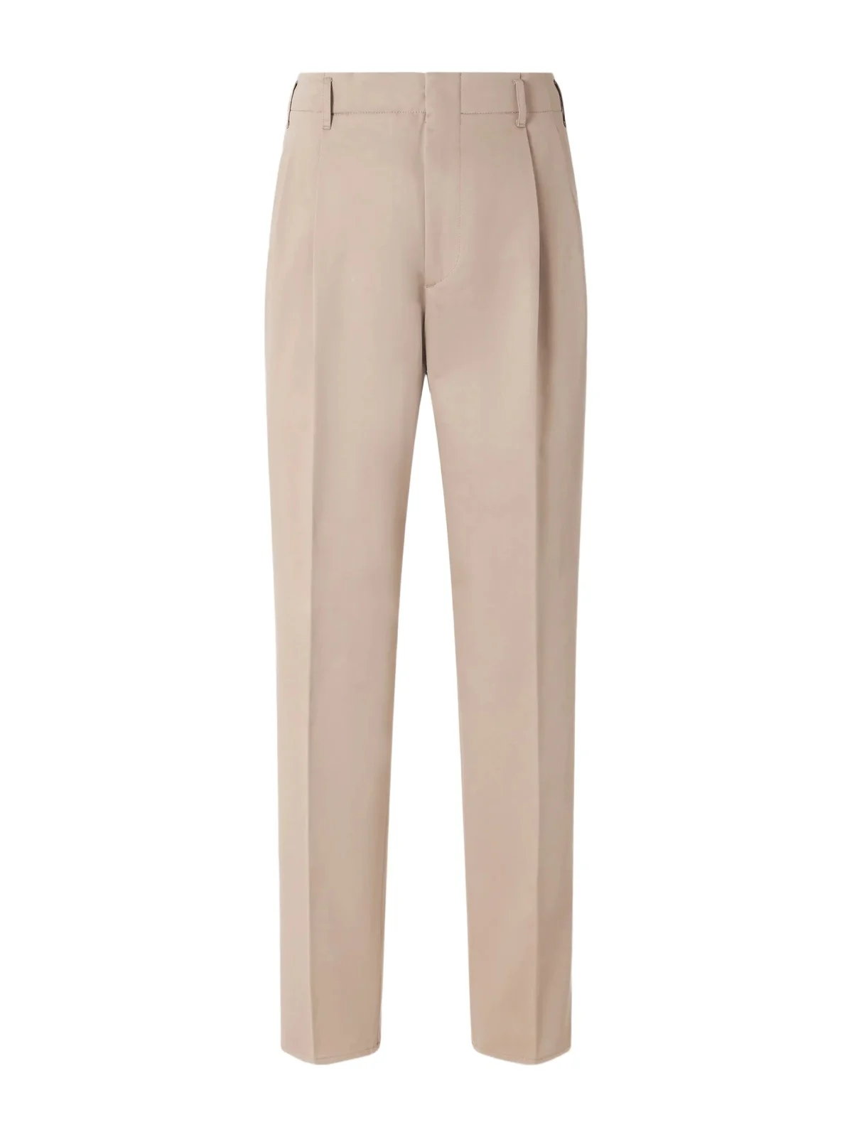 Brunello Cucinelli Tapered Pleated Cotton-Twill Trousers - Men