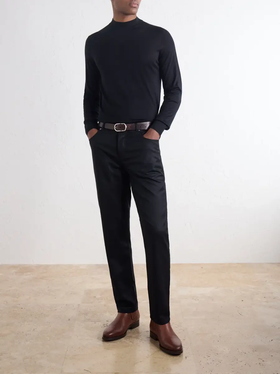 Brunello Cucinelli Silk and Cotton-Blend Rollneck Sweater - Men | Thumbnail 2 Brunello Cucinelli Silk and Cotton-Blend Rollneck Sweater - Men | Thumbnail 2