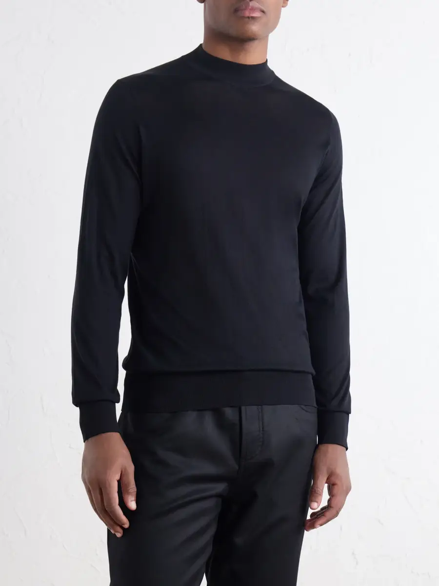 Brunello Cucinelli Silk and Cotton-Blend Rollneck Sweater - Men | Thumbnail 3 Brunello Cucinelli Silk and Cotton-Blend Rollneck Sweater - Men | Thumbnail 3