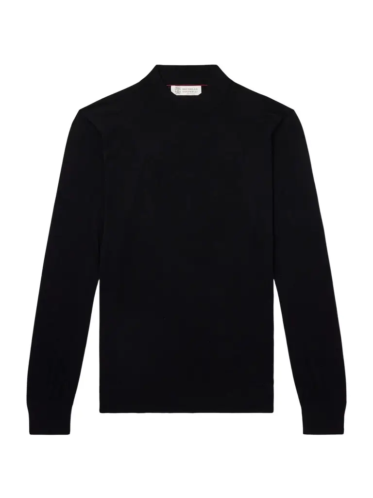 Silk and Cotton-Blend Rollneck Sweater - Men Silk and Cotton-Blend Rollneck Sweater - Men