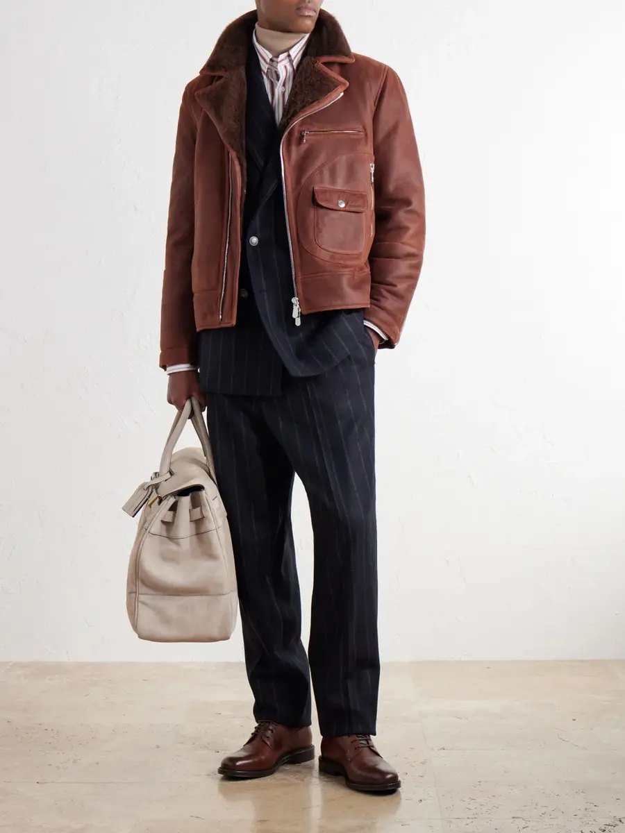 Brunello Cucinelli Country Suede Weekend Bag - Men | Thumbnail 2 Brunello Cucinelli Country Suede Weekend Bag - Men | Thumbnail 2