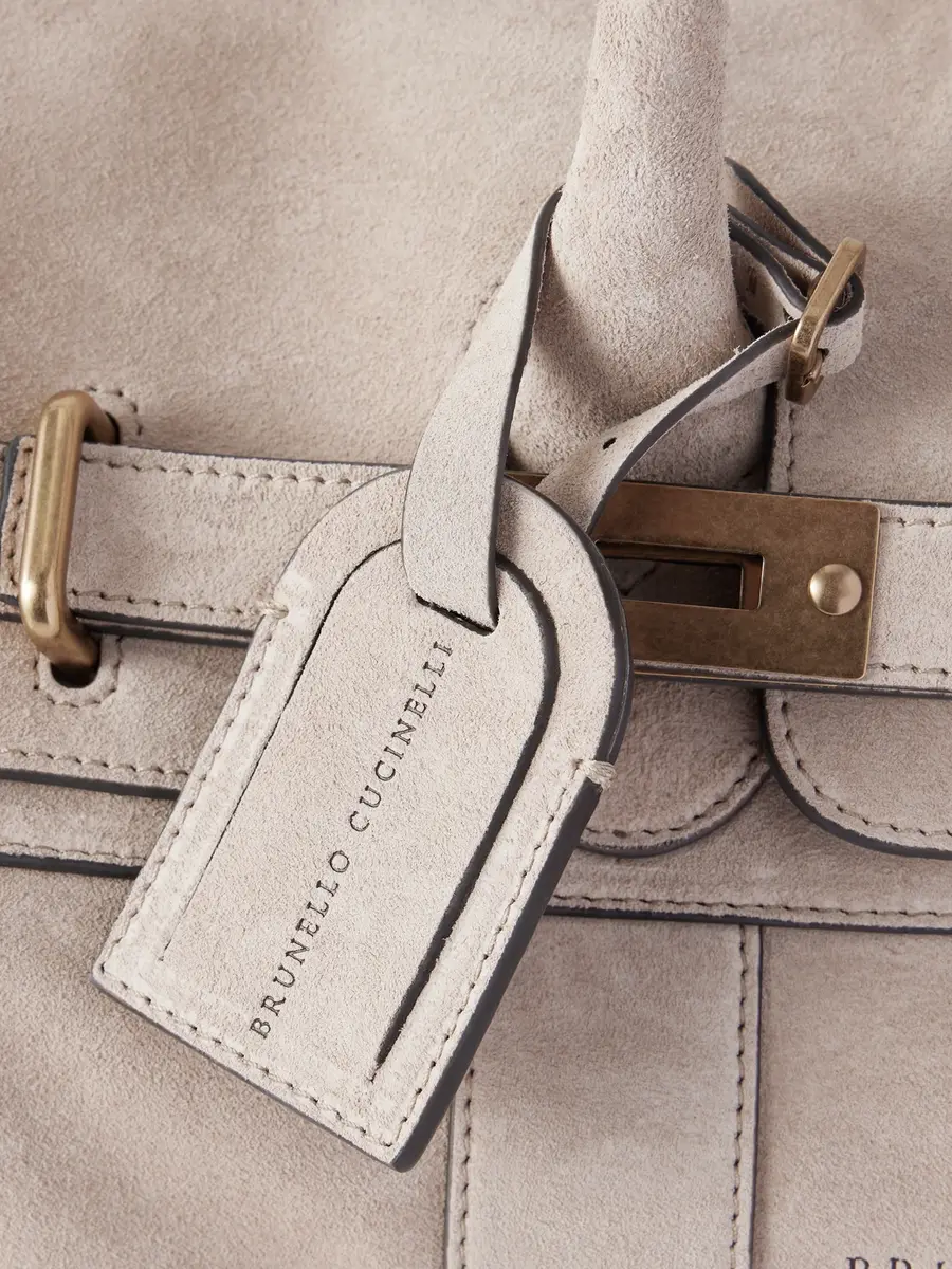 Brunello Cucinelli Country Suede Weekend Bag - Men | Thumbnail 5 Brunello Cucinelli Country Suede Weekend Bag - Men | Thumbnail 5