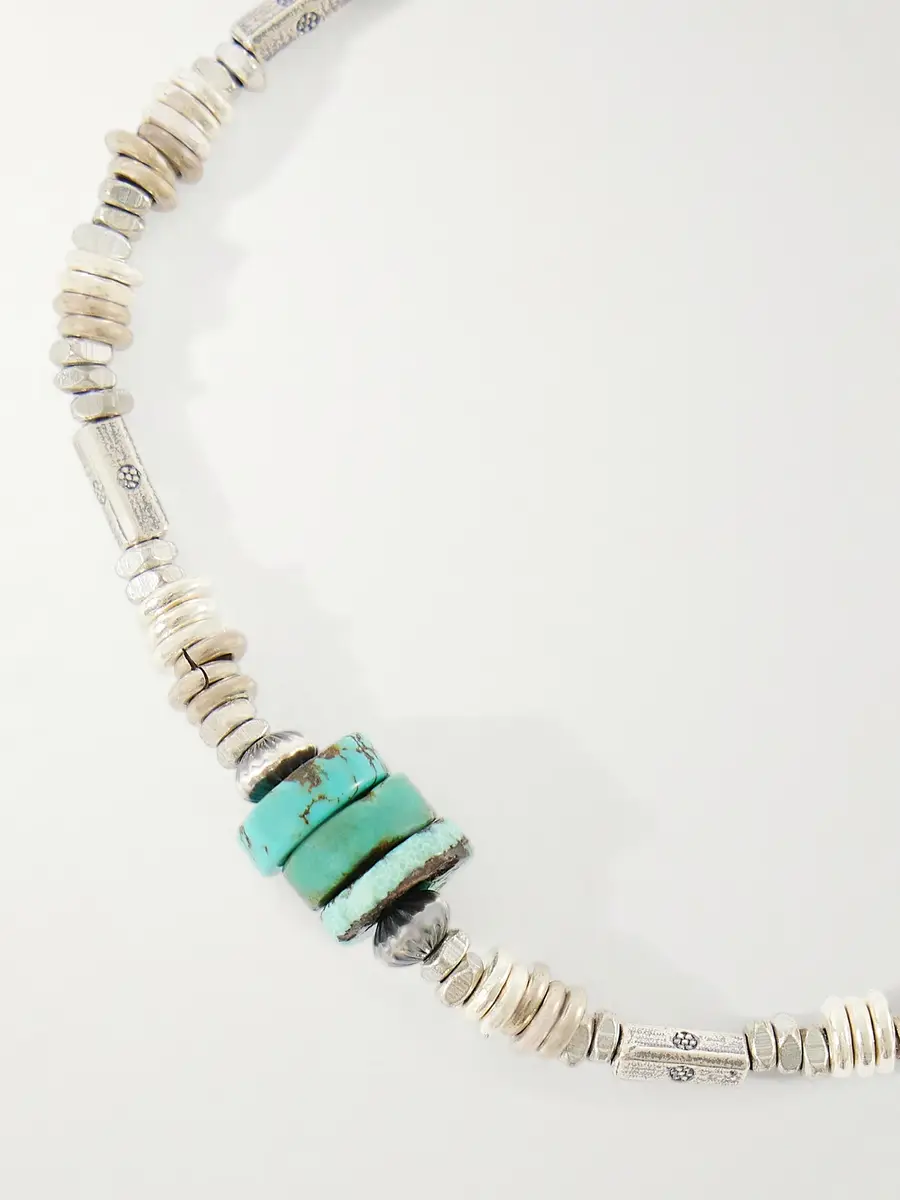 Peyote Bird Silver Fox Sterling Silver Turquoise Bracelet - Men | Thumbnail 4 Peyote Bird Silver Fox Sterling Silver Turquoise Bracelet - Men | Thumbnail 4