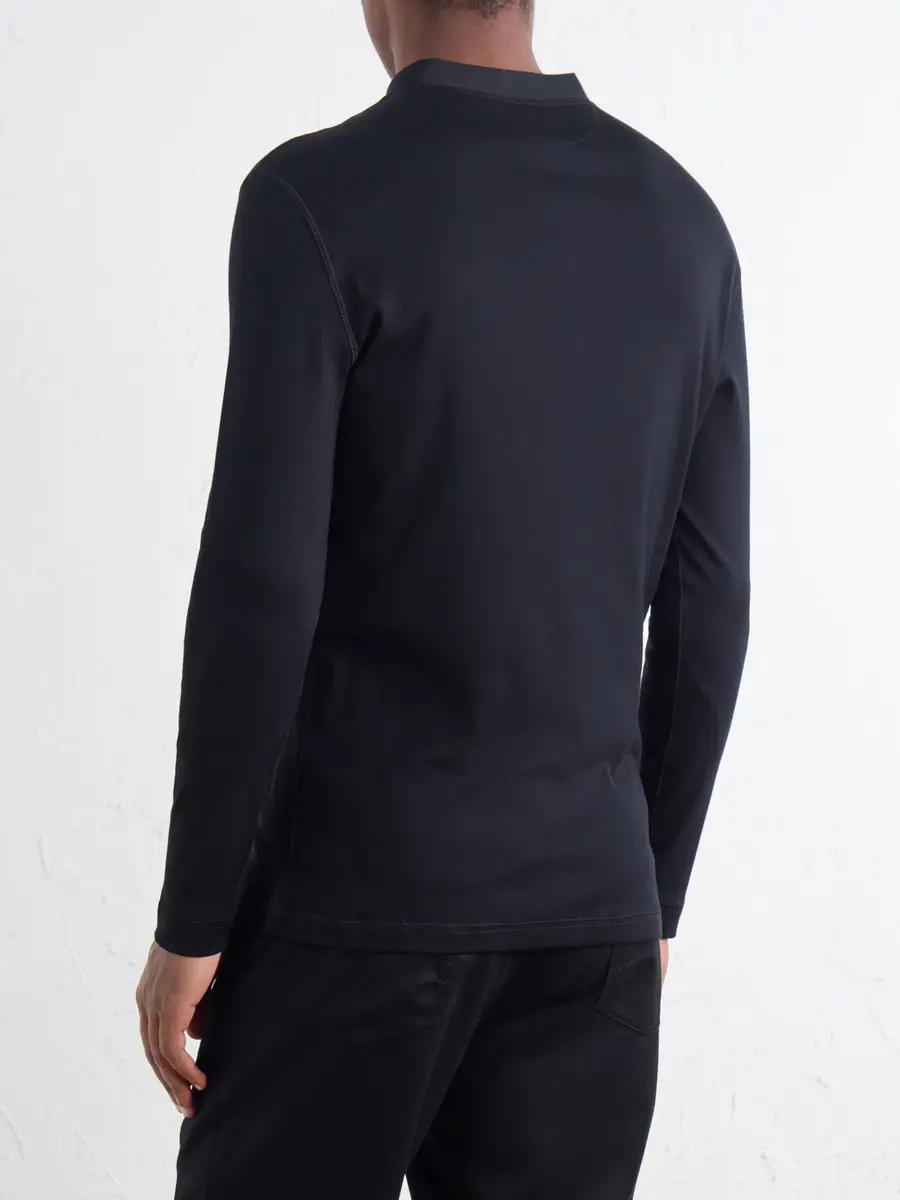 Brunello Cucinelli Ribbed Cotton and Modal-Blend Jersey Henley T-Shirt - Men | Thumbnail 4 Brunello Cucinelli Ribbed Cotton and Modal-Blend Jersey Henley T-Shirt - Men | Thumbnail 4