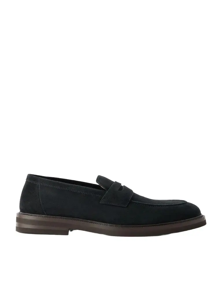 Flex Suede Penny Loafers - Men Flex Suede Penny Loafers - Men