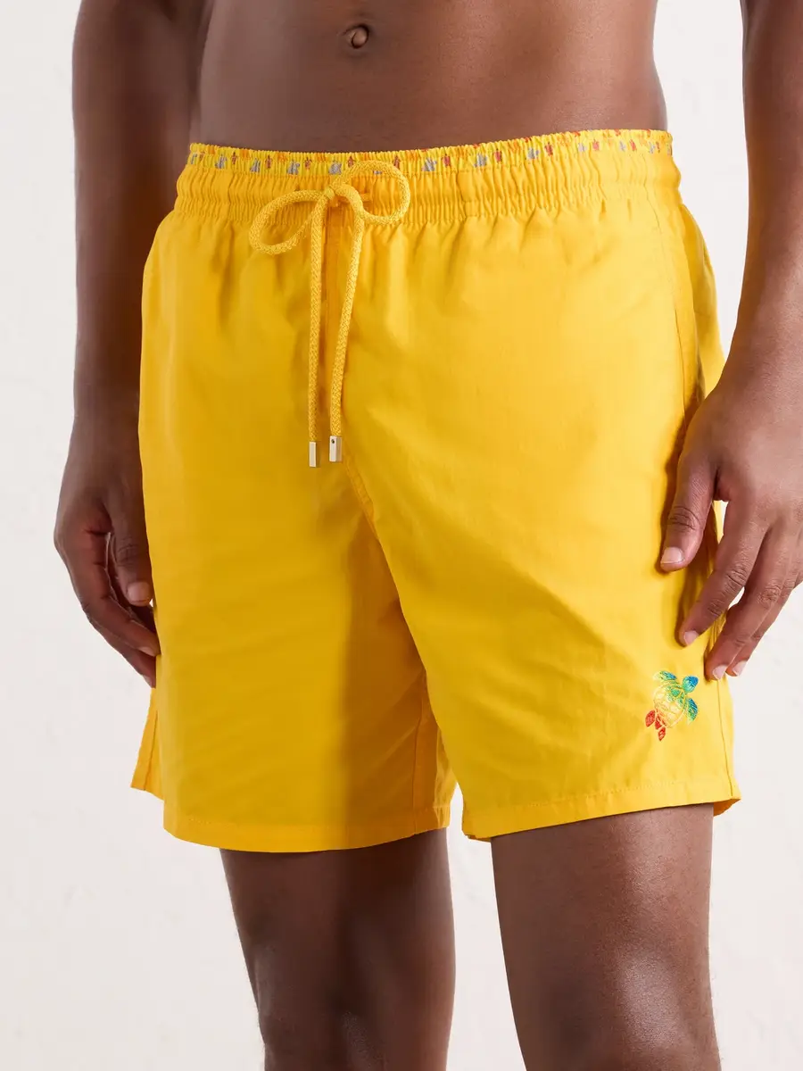 Vilebrequin Moka Straight-Leg Mid-Length ECONYL® Swim Shorts - Men | Thumbnail 2 Vilebrequin Moka Straight-Leg Mid-Length ECONYL® Swim Shorts - Men | Thumbnail 2