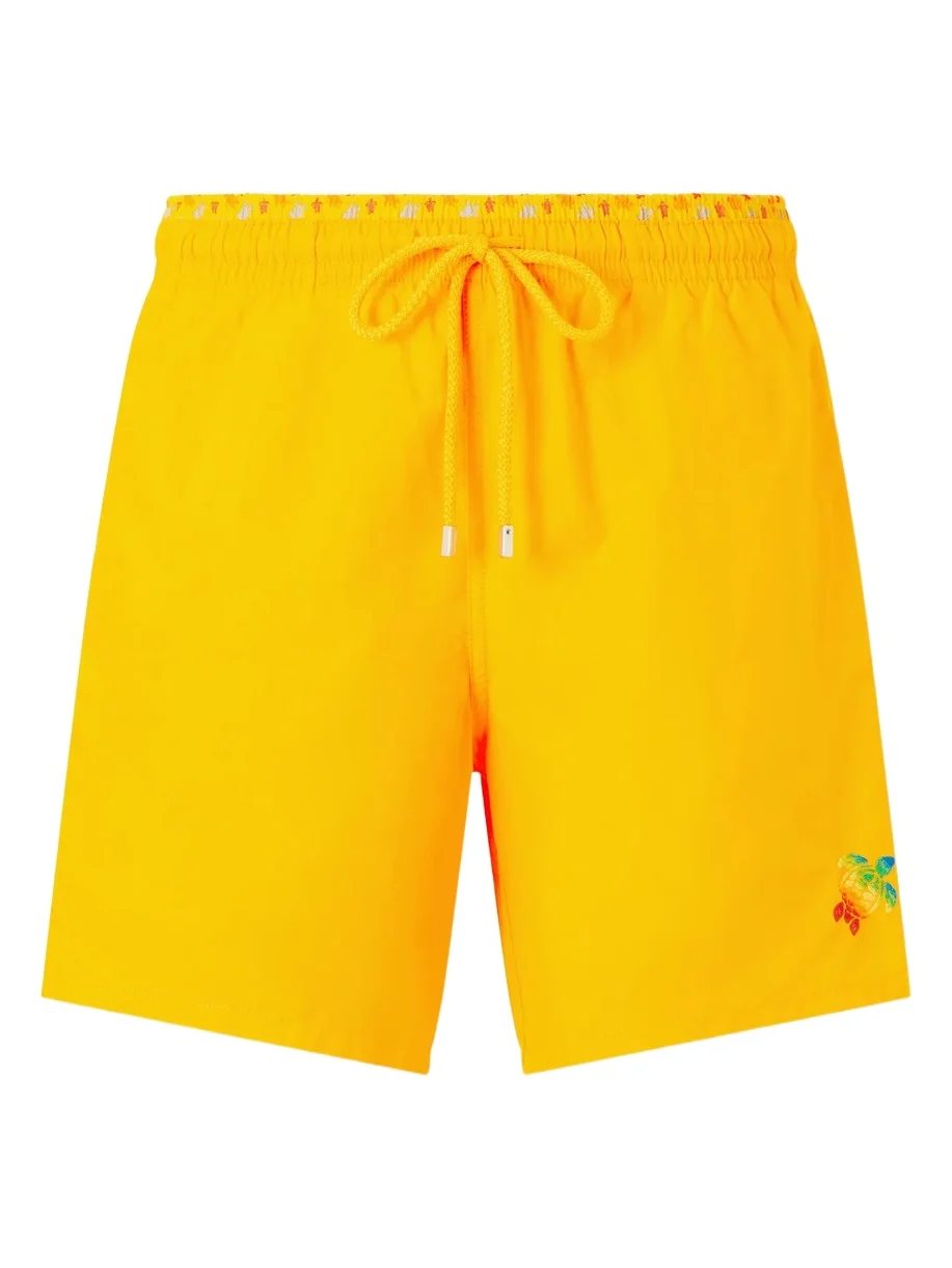 Vilebrequin Moka Straight-Leg Mid-Length ECONYL® Swim Shorts - Men