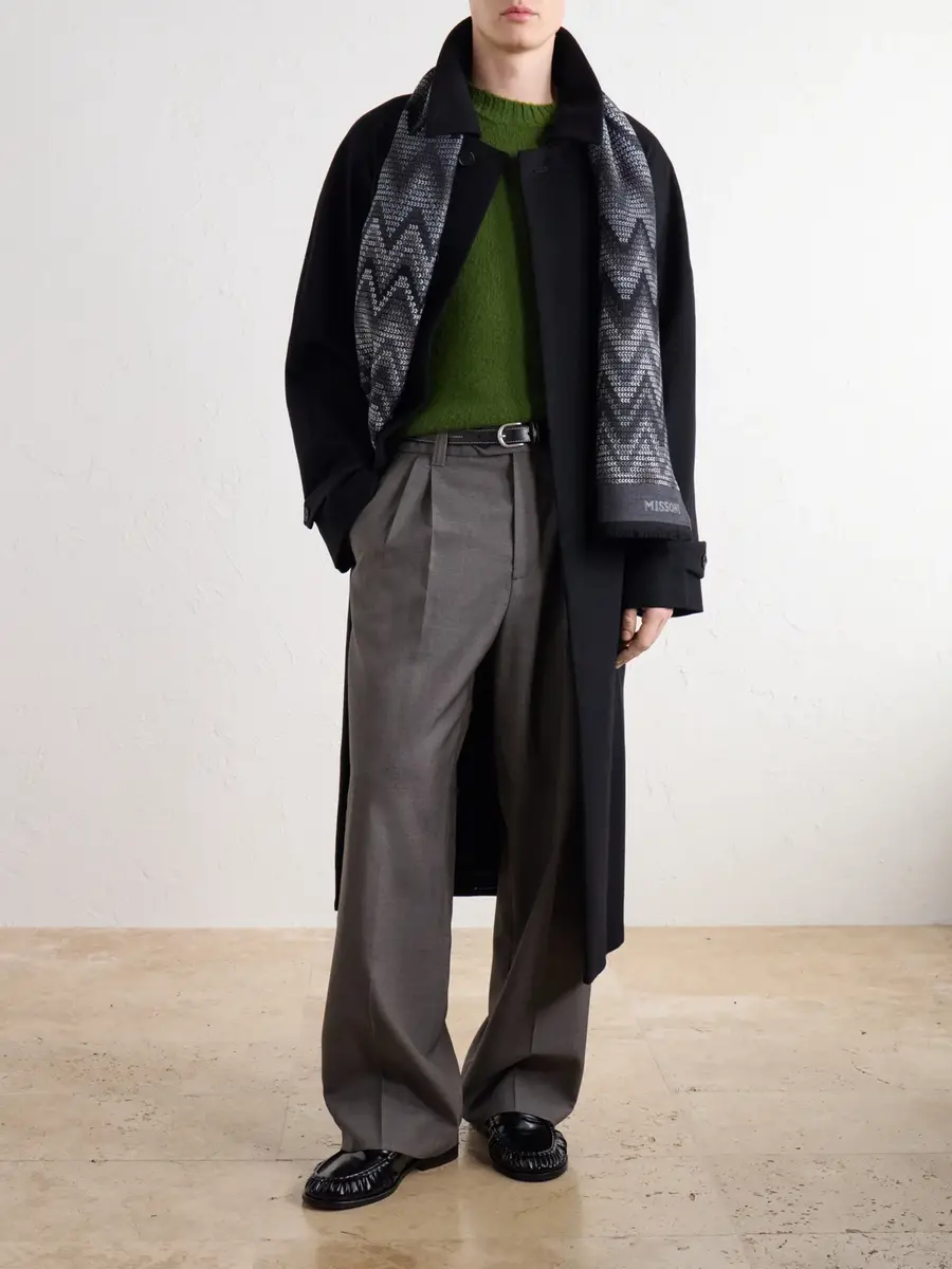 Missoni Striped Crochet-Knit Wool Scarf - Men | Thumbnail 2 Missoni Striped Crochet-Knit Wool Scarf - Men | Thumbnail 2