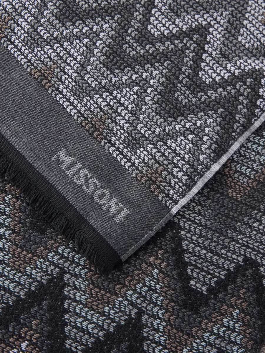 Missoni Striped Crochet-Knit Wool Scarf - Men | Thumbnail 4 Missoni Striped Crochet-Knit Wool Scarf - Men | Thumbnail 4