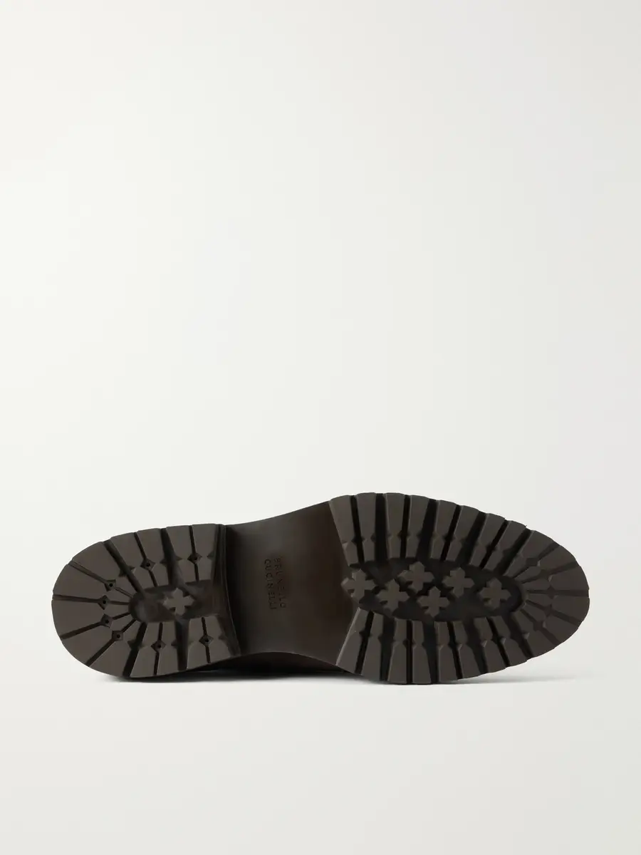 Brunello Cucinelli Suede Derby Shoes - Men | Thumbnail 3