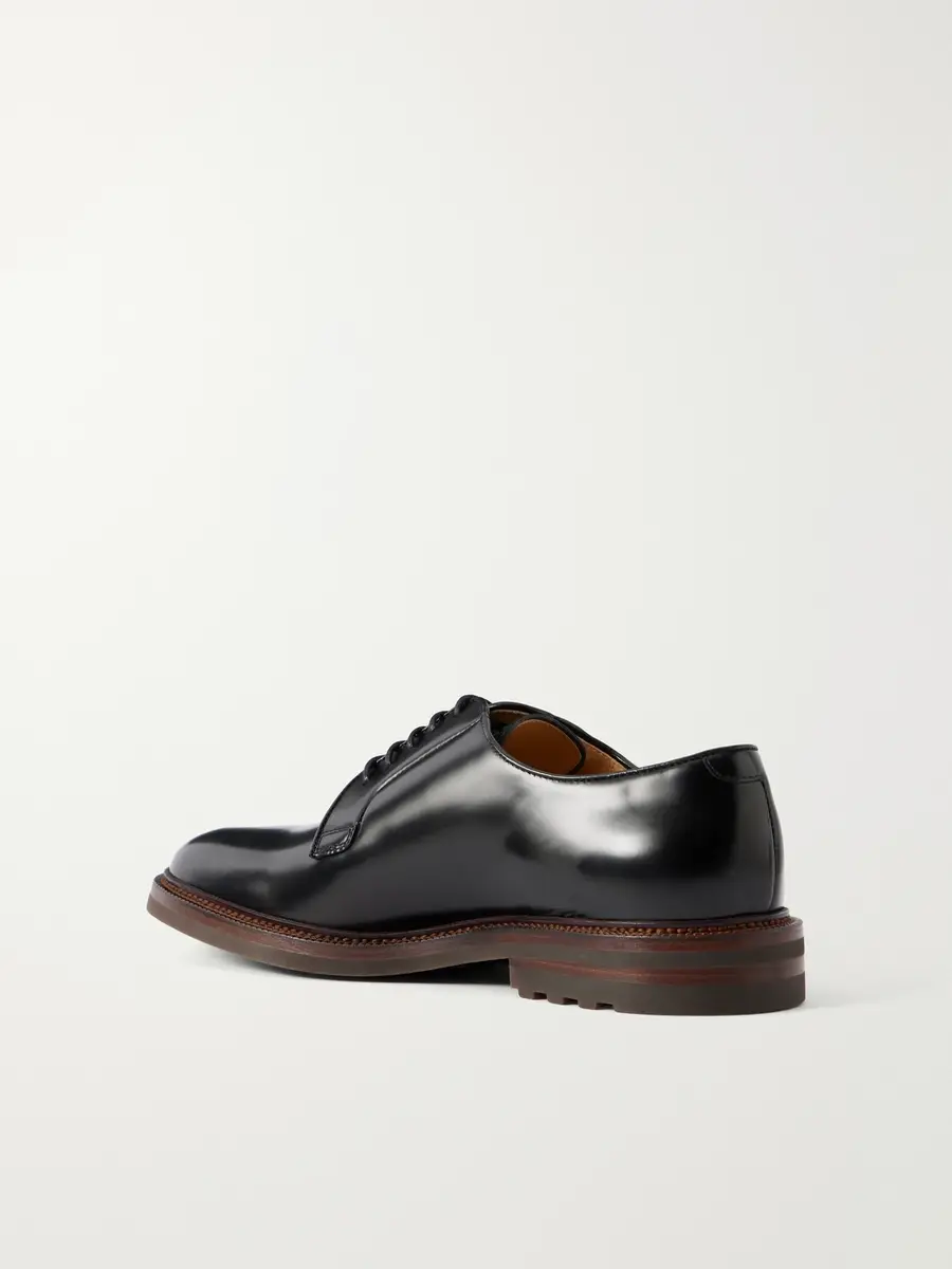 Brunello Cucinelli Leather Derby Shoes - Men | Thumbnail 4 Brunello Cucinelli Leather Derby Shoes - Men | Thumbnail 4