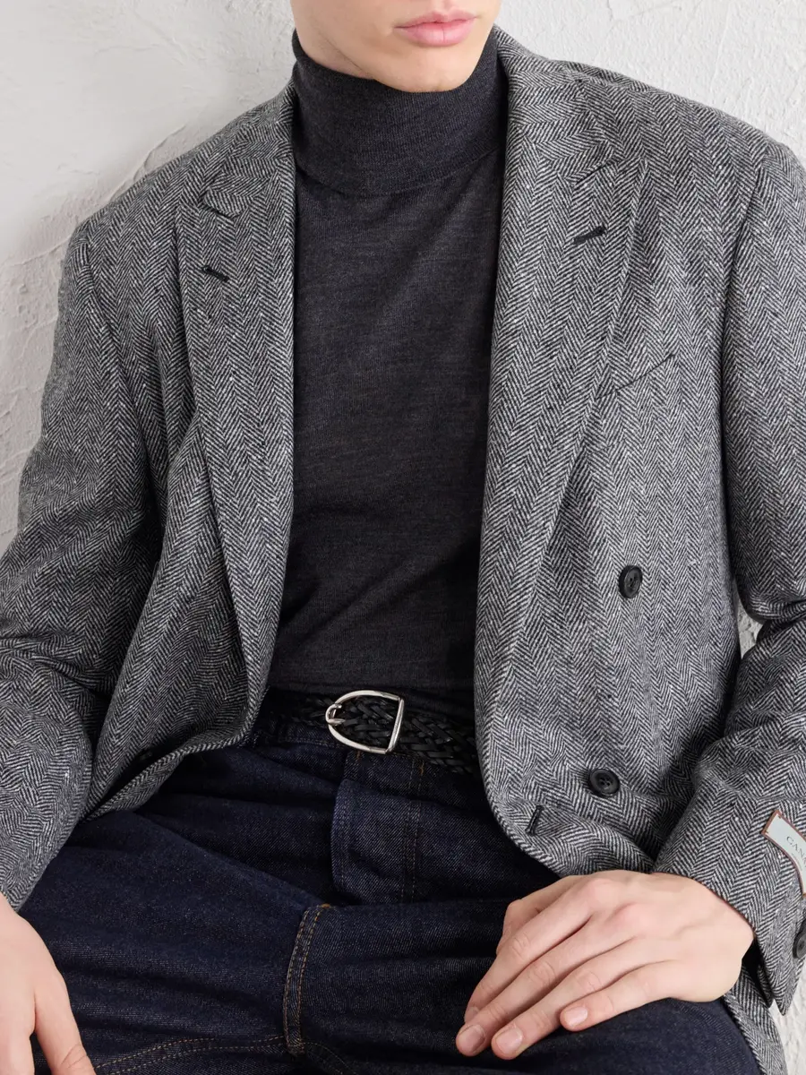 Canali Wool Rollneck Sweater - Men | Thumbnail 5 Canali Wool Rollneck Sweater - Men | Thumbnail 5