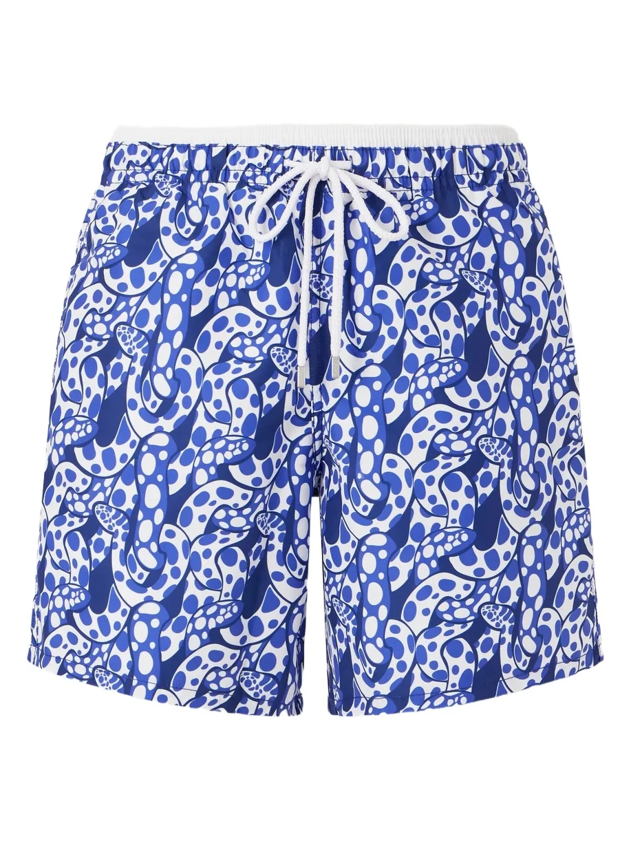 Moka Straight-Leg Mid-Length Printed Recycled Shell Swim Shorts - Men Moka Straight-Leg Mid-Length Printed Recycled Shell Swim Shorts - Men