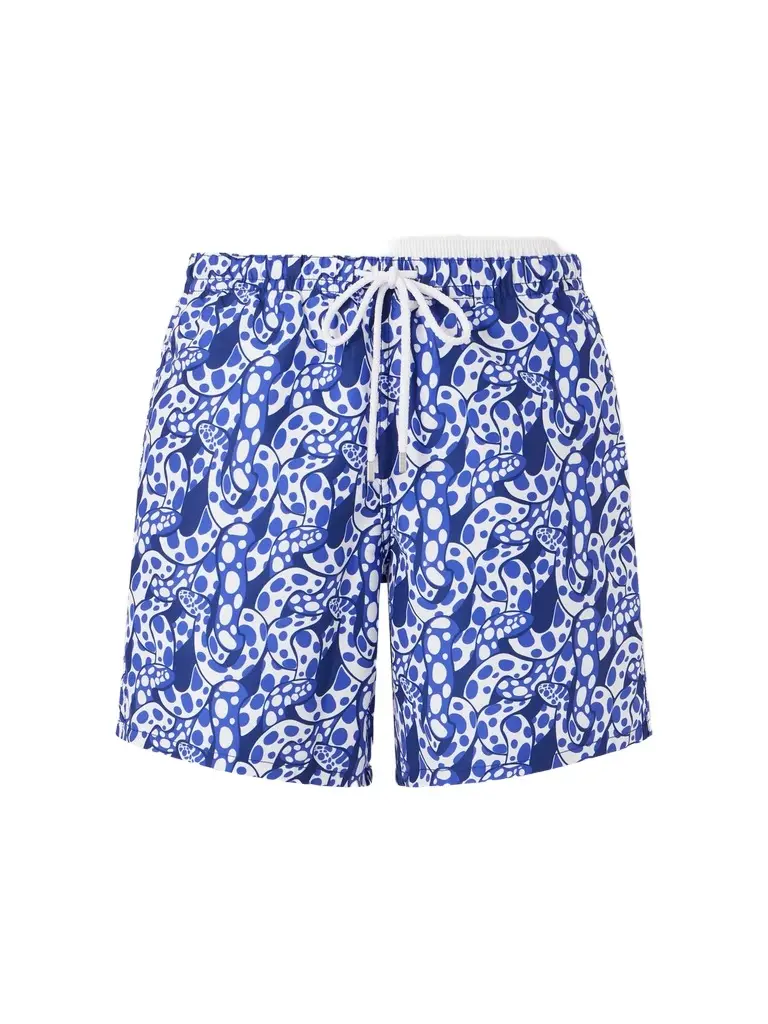 Vilebrequin Moka Straight-Leg Mid-Length Printed Recycled Shell Swim Shorts - Men
