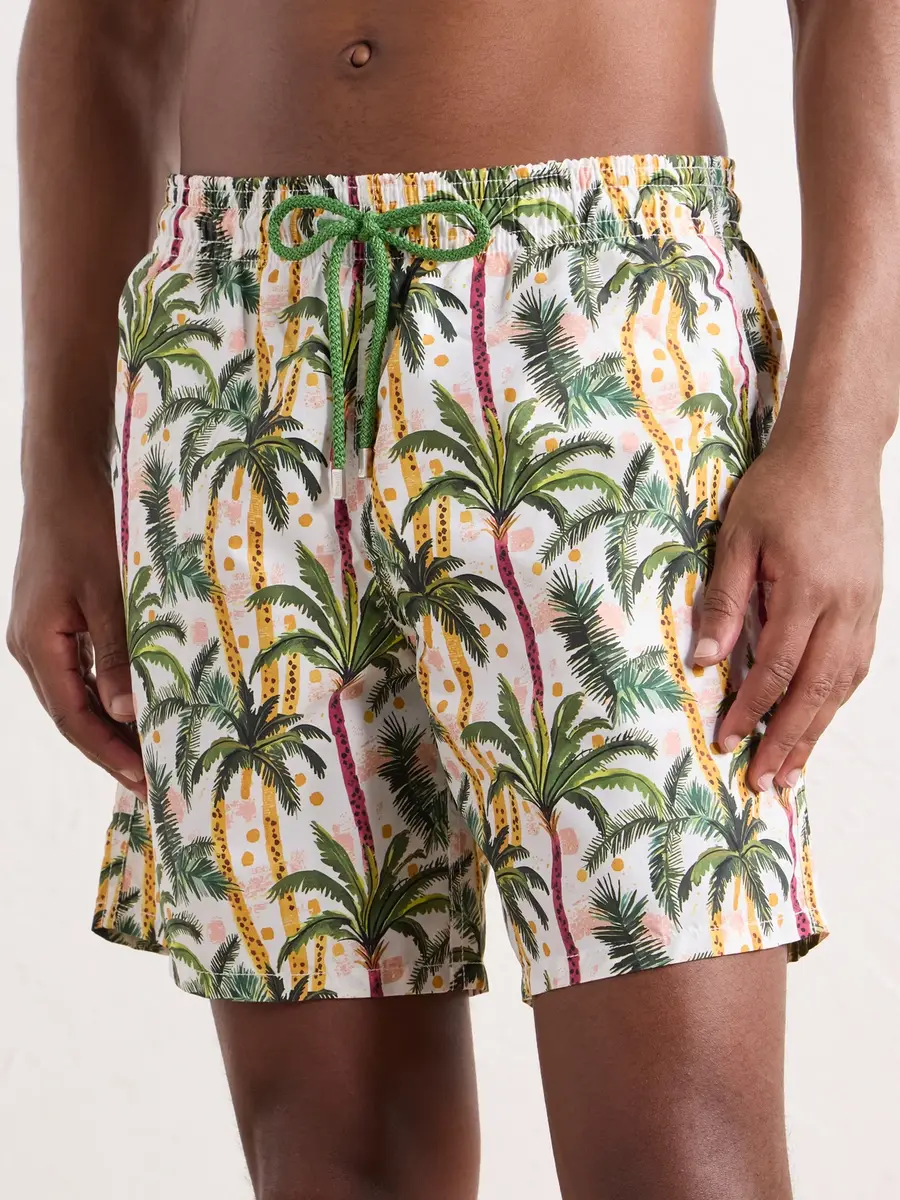 Vilebrequin Moorea Straight-Leg Mid-Length Printed ECONYL® Shorts - Men | Thumbnail 2 Vilebrequin Moorea Straight-Leg Mid-Length Printed ECONYL® Shorts - Men | Thumbnail 2