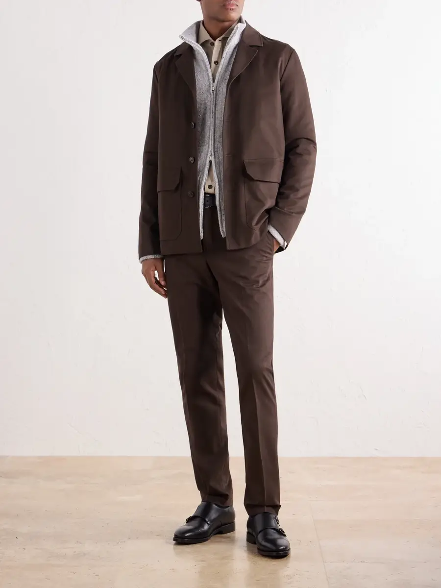Slowear Cotton and Cashmere-Blend Gabardine Blouson Jacket - Men | Thumbnail 2 Slowear Cotton and Cashmere-Blend Gabardine Blouson Jacket - Men | Thumbnail 2