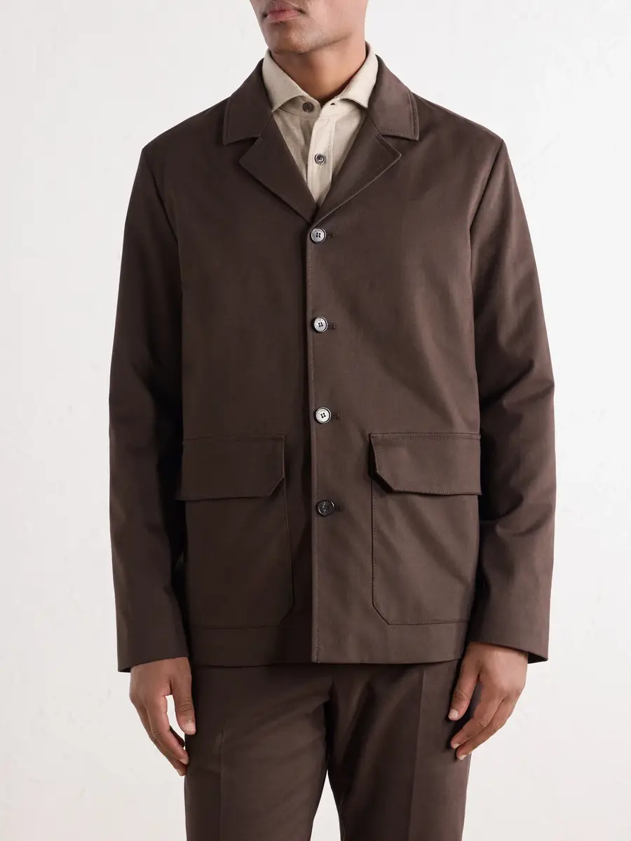 Slowear Cotton and Cashmere-Blend Gabardine Blouson Jacket - Men | Thumbnail 3 Slowear Cotton and Cashmere-Blend Gabardine Blouson Jacket - Men | Thumbnail 3