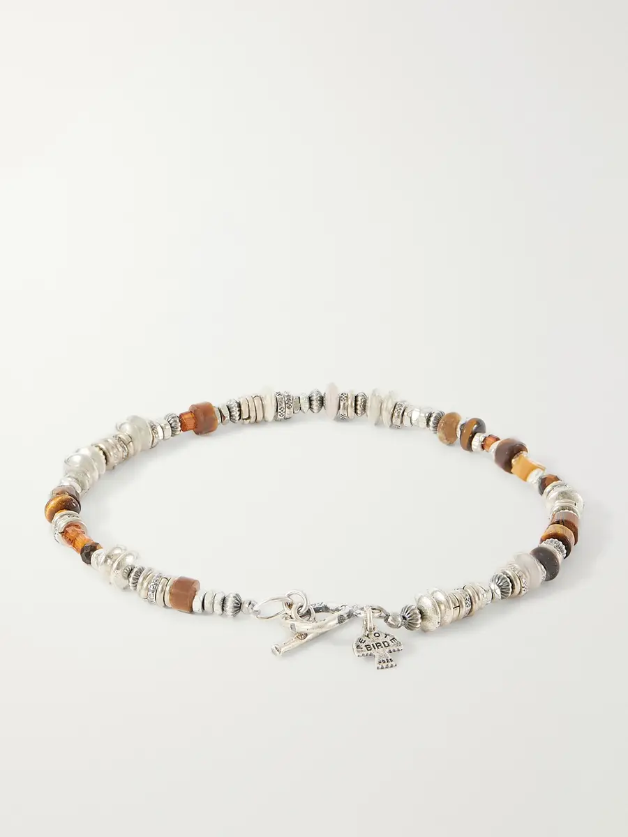 Peyote Bird Jemez Sterling Silver Garnet Bracelet - Men | Thumbnail 3 Peyote Bird Jemez Sterling Silver Garnet Bracelet - Men | Thumbnail 3