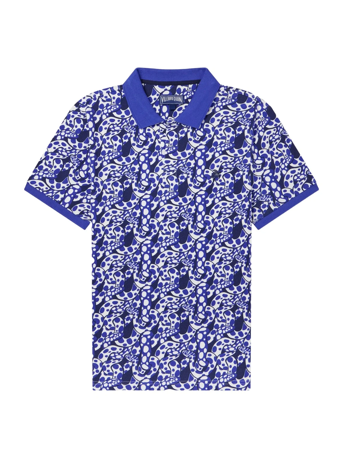 Printed Organic Cotton-Piqué Polo Shirt - Men Printed Organic Cotton-Piqué Polo Shirt - Men