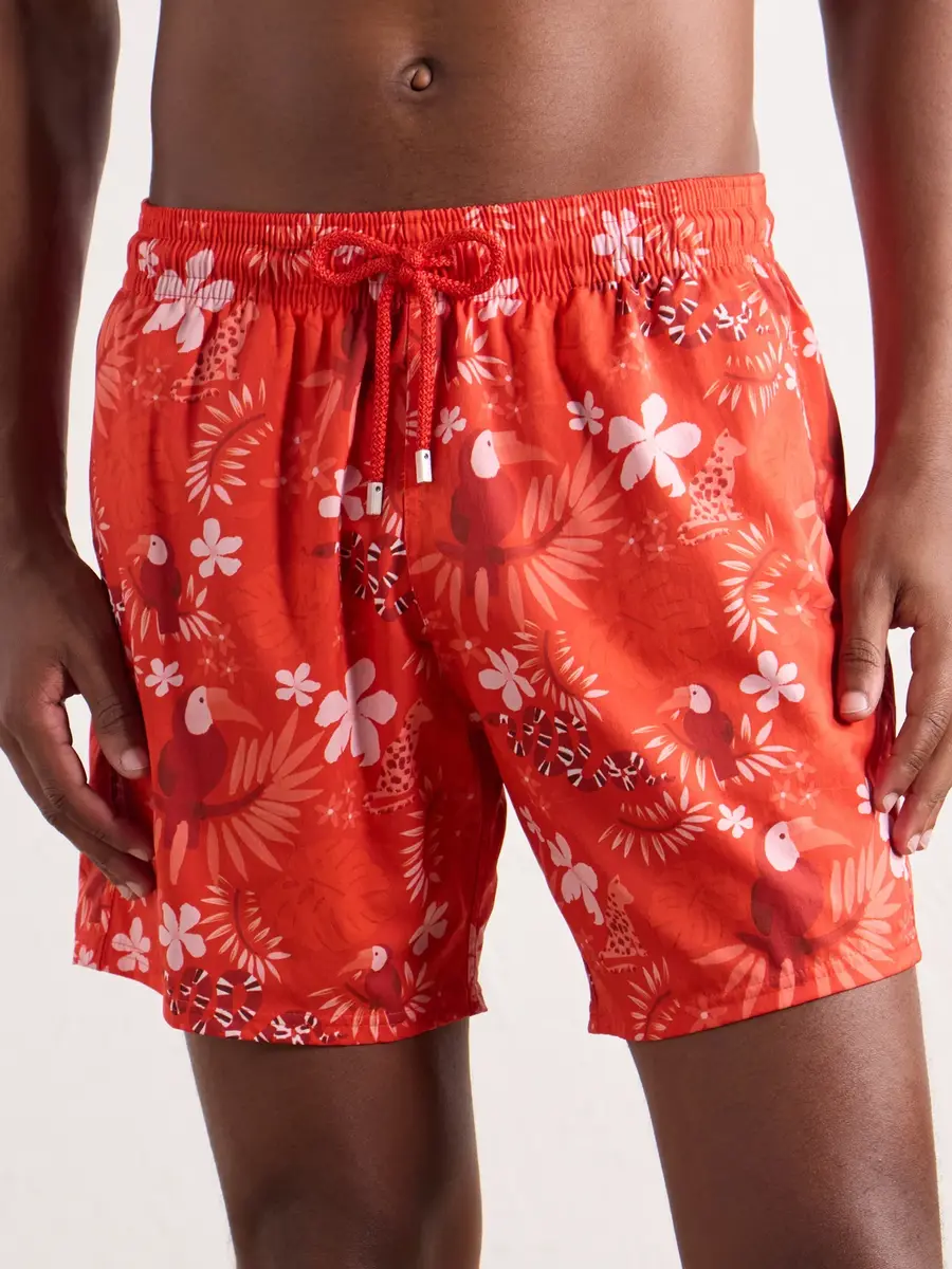 Vilebrequin Moorise Straight-Leg Short-Length Printed Recycled Shell Swim Shorts - Men | Thumbnail 2