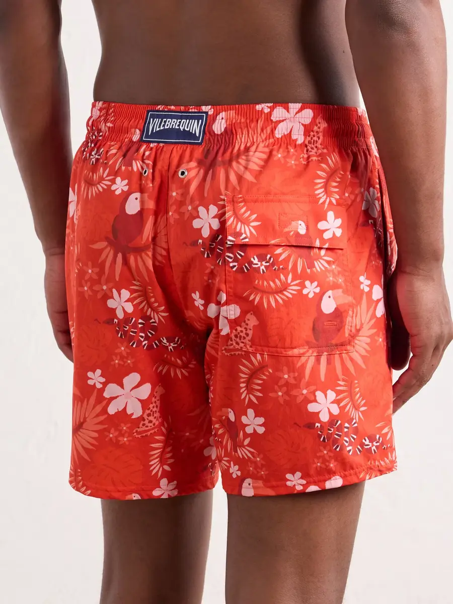 Vilebrequin Moorise Straight-Leg Short-Length Printed Recycled Shell Swim Shorts - Men | Thumbnail 3