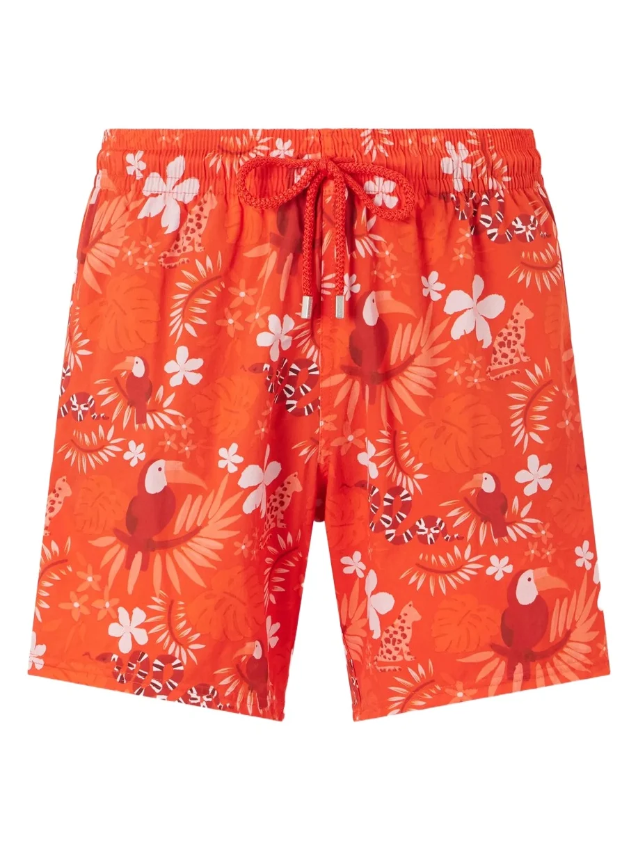 Vilebrequin Moorise Straight-Leg Short-Length Printed Recycled Shell Swim Shorts - Men