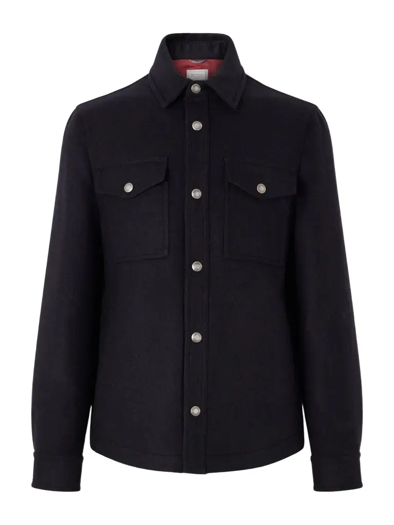 Brunello Cucinelli Wool-Felt Overshirt - Men