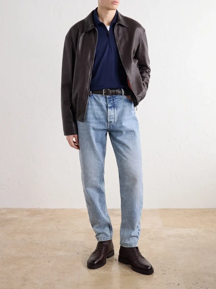 Canali Wool-Jersey Half-Zip Polo Shirt - Men | Thumbnail 2 Canali Wool-Jersey Half-Zip Polo Shirt - Men | Thumbnail 2
