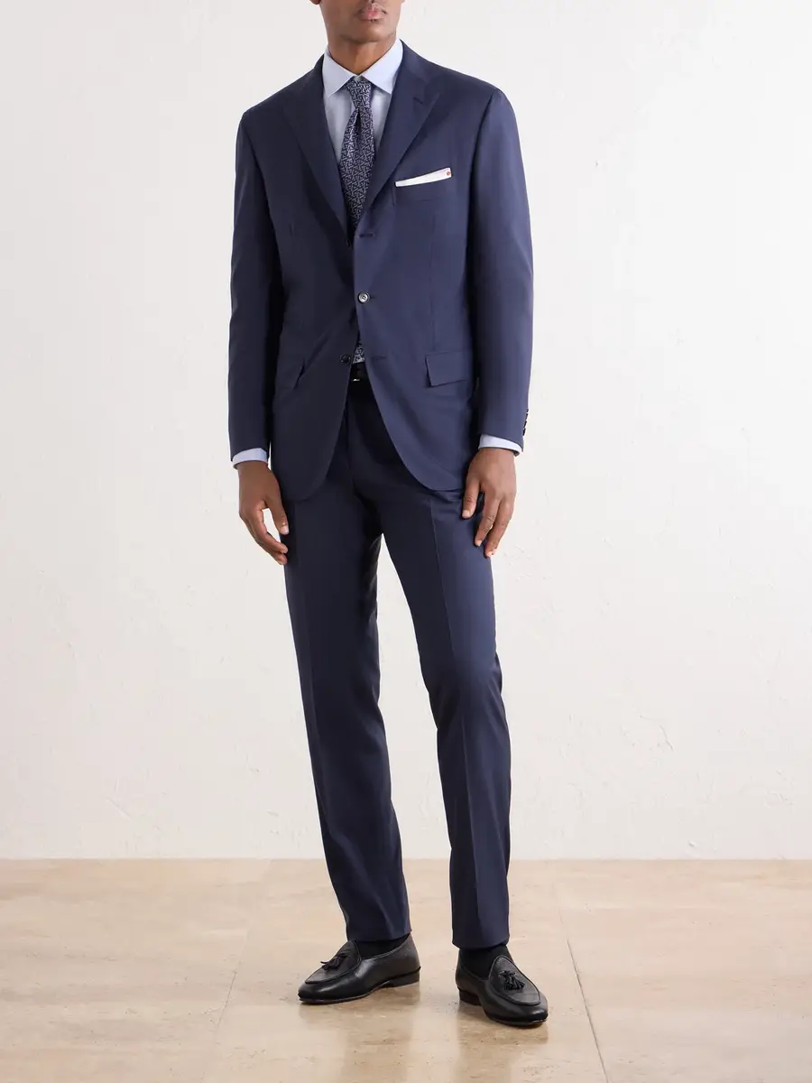 Kiton Wool-Fresco Suit Jacket - Men | Thumbnail 2 Kiton Wool-Fresco Suit Jacket - Men | Thumbnail 2