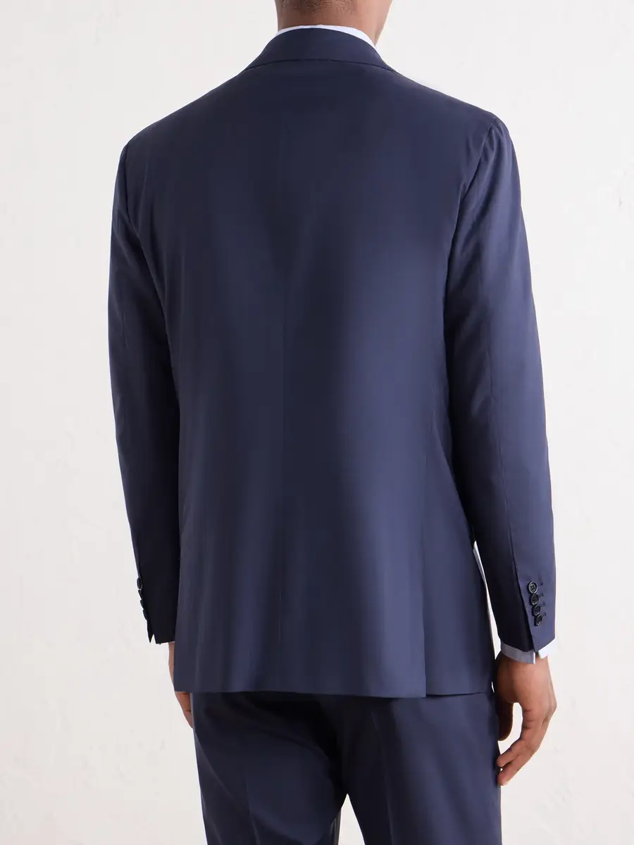 Kiton Wool-Fresco Suit Jacket - Men | Thumbnail 4 Kiton Wool-Fresco Suit Jacket - Men | Thumbnail 4
