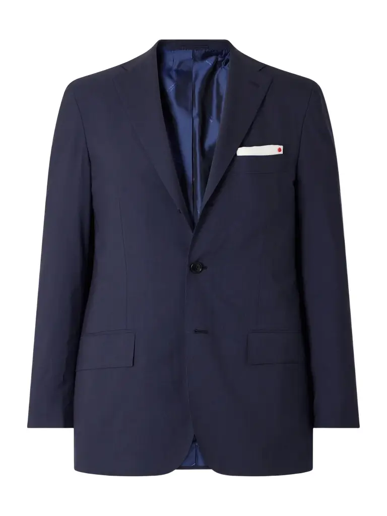 Kiton Wool-Fresco Suit Jacket - Men