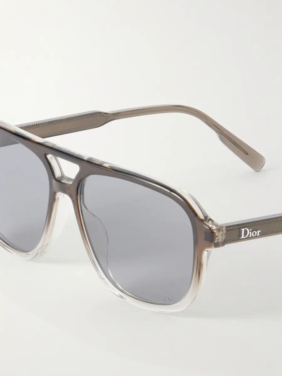 DIOR Eyewear DioRibbon A1I Aviator-Style Acetate Sunglasses - Men | Thumbnail 3 DIOR Eyewear DioRibbon A1I Aviator-Style Acetate Sunglasses - Men | Thumbnail 3
