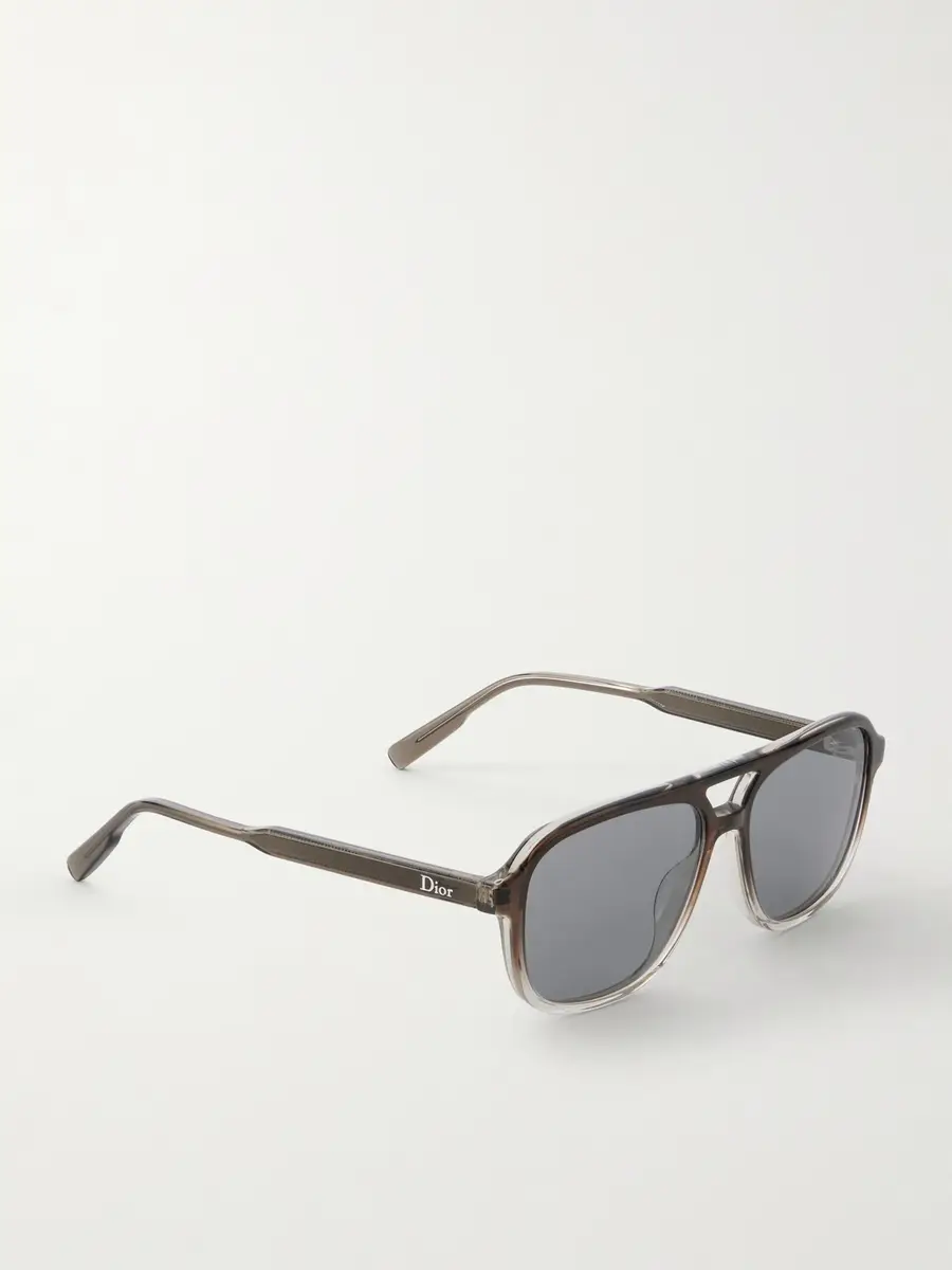 DIOR Eyewear DioRibbon A1I Aviator-Style Acetate Sunglasses - Men | Thumbnail 4 DIOR Eyewear DioRibbon A1I Aviator-Style Acetate Sunglasses - Men | Thumbnail 4