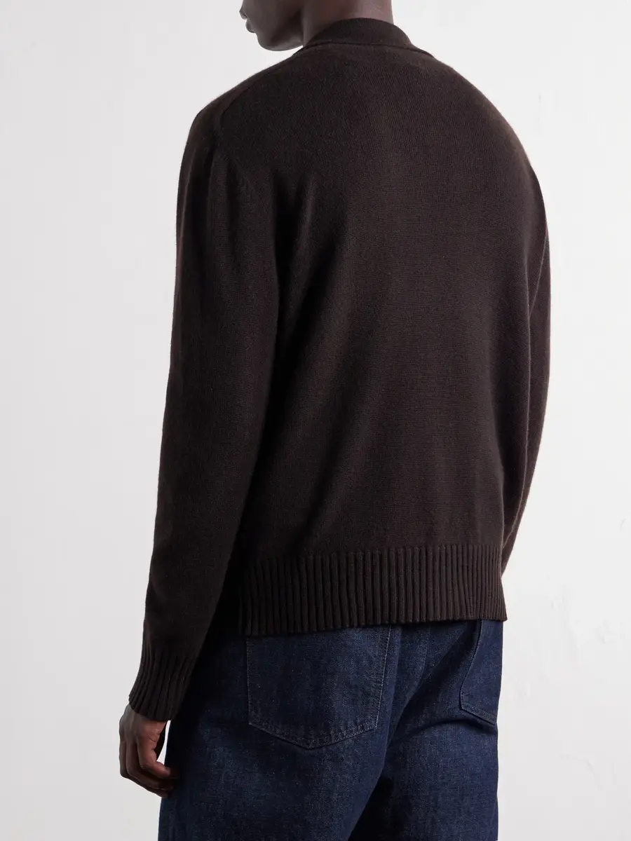 PIACENZA 1733 Cable-Knit Cashmere Cardigan - Men | Thumbnail 4